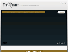 Tablet Screenshot of fit-fight.at